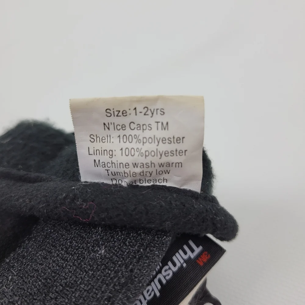 N'ice Caps Thinsulate Insulation 40g Warm Snow Mittens Sz 1-2years